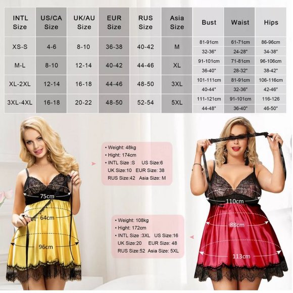 Satin Sleepwear with Blindfold  Eyelash Lace Camisole - Picture 9 of 9